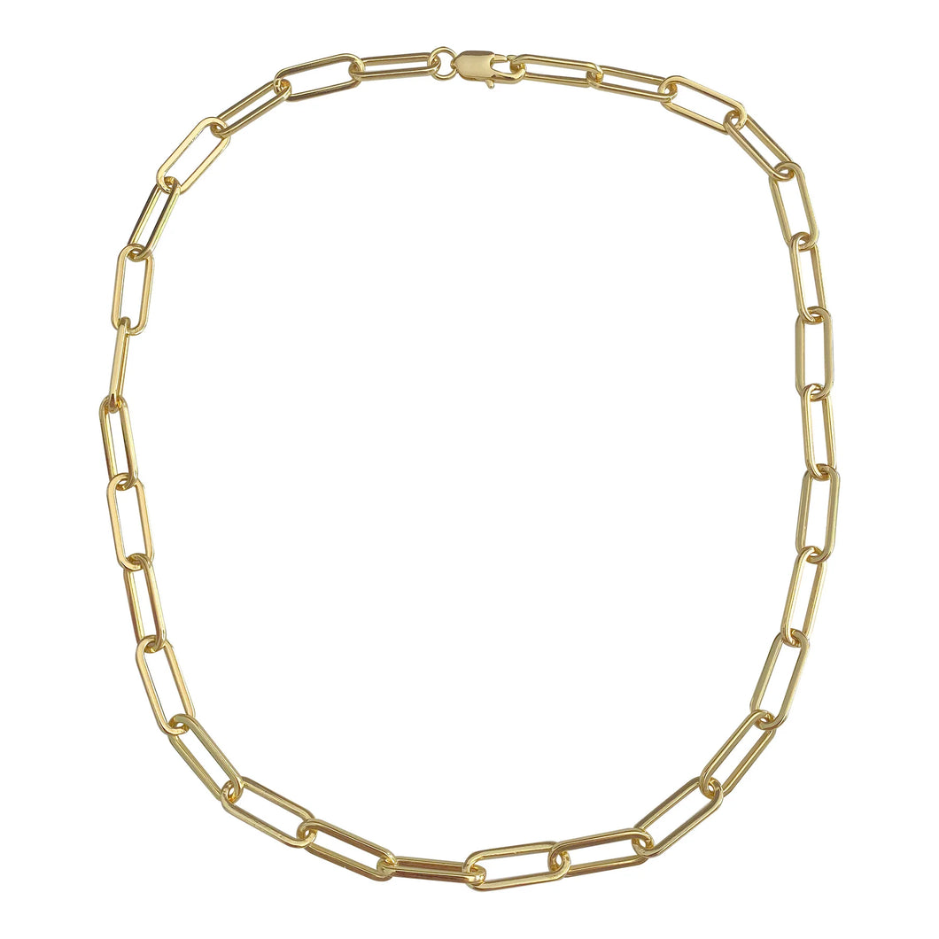 Cadena chunky paperclip