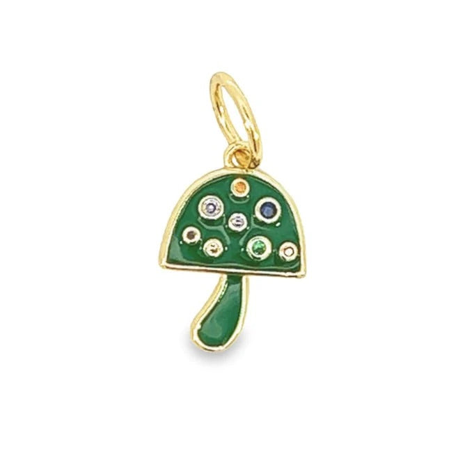 Collar mushroom charms