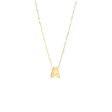 Cargar imagen en el visor de la galería, Iniciales oro amarillo 14k con diamante.
