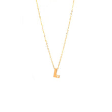 Cargar imagen en el visor de la galería, Iniciales oro amarillo 14k con diamante.
