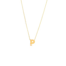 Cargar imagen en el visor de la galería, Iniciales oro amarillo 14k con diamante.
